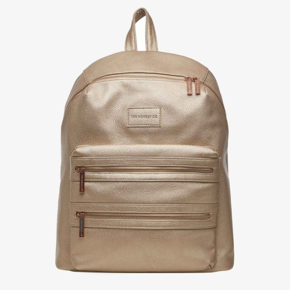 NWOT Honest Co. Gold City Diaper Bag